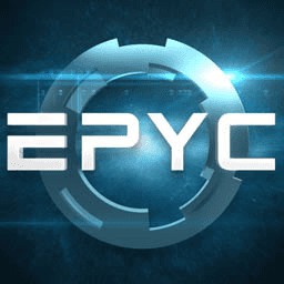 AMD EPYC 7502P 32-Core Processor's logo