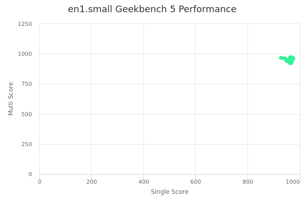 en1.small's Geekbench 5 performance