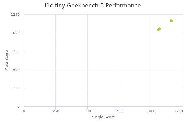 l1c.tiny's Geekbench 5 performance